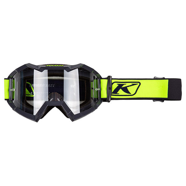 Klim Viper Off-Road Goggle in Fracture Black Clear Lens SKU 3760-000-000-018
