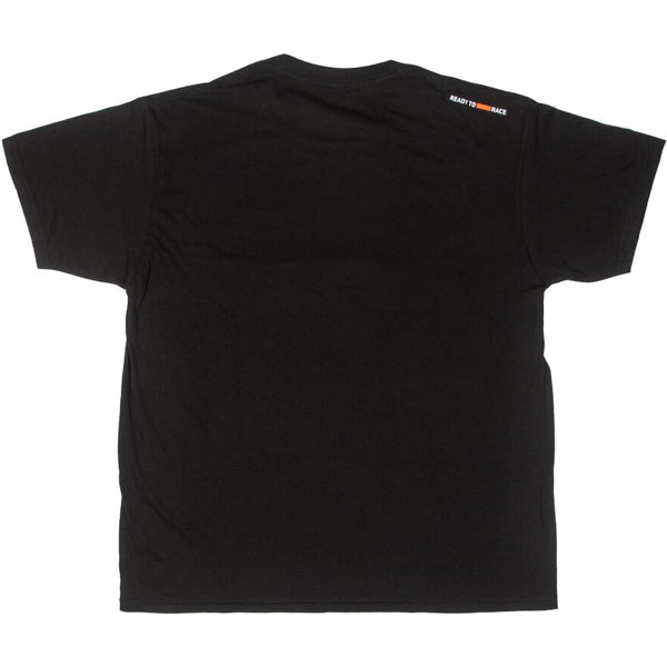Clean studio shot of KTM KTM Logo Tee; showing tee fit, printed graphics, and crew neckline; SKU 3PW250052202; Sizes: S-2XL