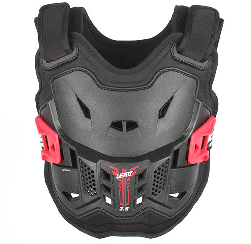 Product image of Leatt, 2.5 Chest Protector (Youth) in Black, Colors: Black, Orange, SKU: 5016100601