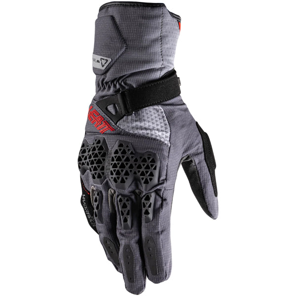 6026003454 - Leatt - ADV HydraDri 6.5 Gloves - color: Stealth Black/Grey - sizes: XS-XL product photo