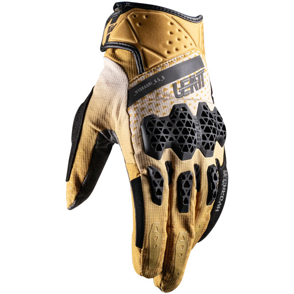 6026003650 - Leatt - ADV HydraDri 6.5 Short Gloves - color: Sand Brown - sizes: XS-XL product photo