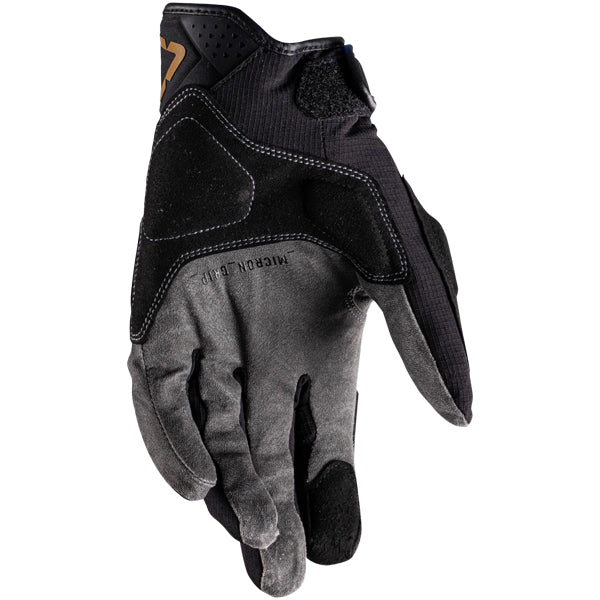 6026003553 - Leatt - ADV HydraDri 6.5 Short Gloves - color: Stealth Black/Grey - sizes: XS-XL product photo