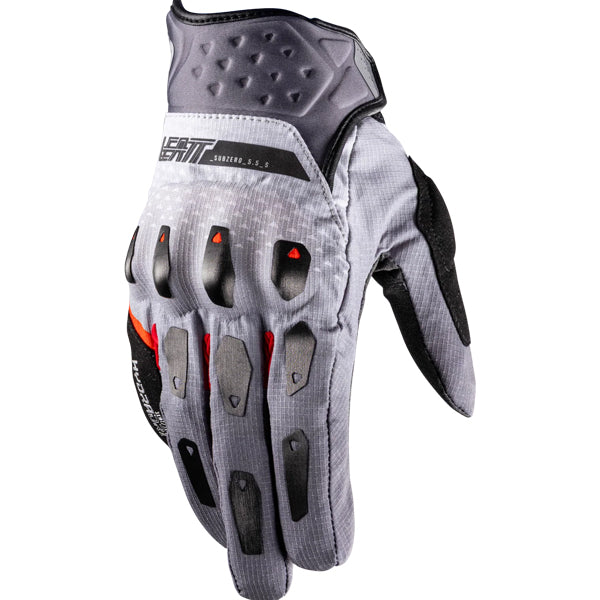 6026003306 - Leatt - ADV SubZero 5.5 Short Gloves - colors: Stealth Black/Grey, Iron Grey - sizes: XS-XL product photo