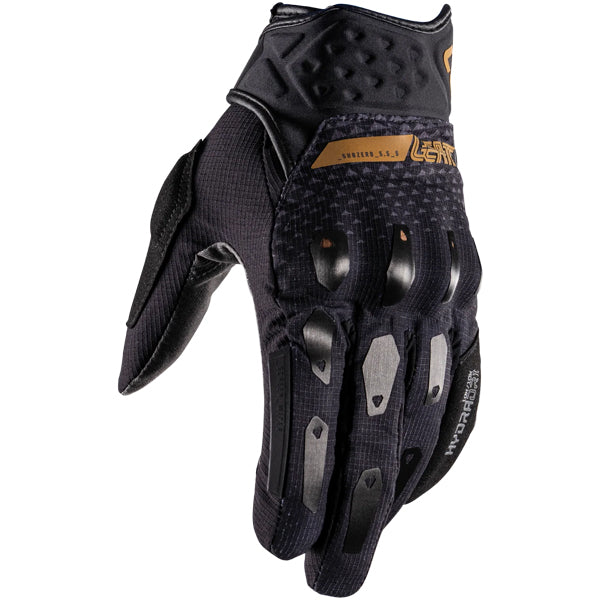 6026003302 - Leatt - ADV SubZero 5.5 Short Gloves - color: Stealth Black/Grey - sizes: XS-XL product photo
