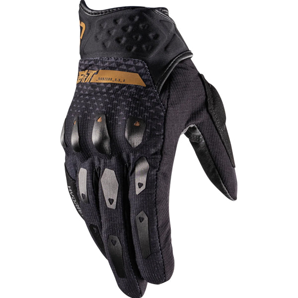 6026003301 - Leatt - ADV SubZero 5.5 Short Gloves - color: Stealth Black/Grey - sizes: XS-XL product photo