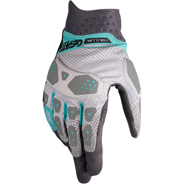 6026004451 - Leatt - ADV X-Flow 5.5 Short Gloves (Womens) - color: Steel Grey - sizes: XS product photo