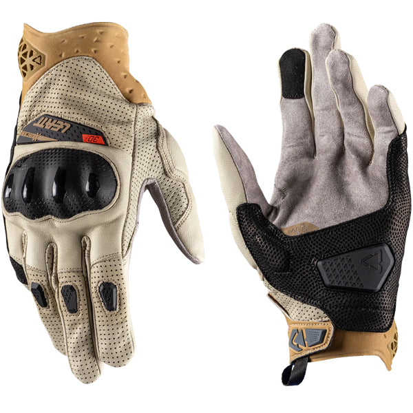 6026003755 - Leatt - ADV X-Flow 8.5 Short Gloves - color: Sand Brown - sizes: XL product photo - alternate view