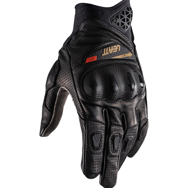 6026003752 - Leatt - ADV X-Flow 8.5 Short Gloves - color: Stealth Black/Grey - sizes: XL product photo