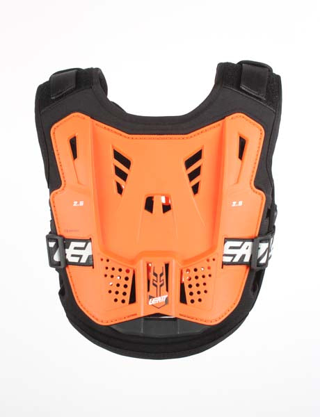 Studio product image of Leatt, 2.5 Chest Protector (Youth), Colors: Black, Orange, SKU: 5016100601