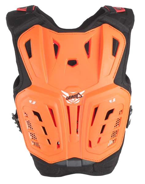 Image showing Leatt, 4.5 Junior Chest Protector in Black/Red, Colors: Black/Red, orange/White, Sizes: Y-LG/Y-XL, Y-SM/Y-MD
