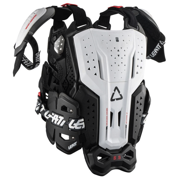 Image showing Leatt, 6.5 Pro Chest Protector in Graphene, Colors: Graphene, White, Sizes: 2-2, SKU: 5021400182