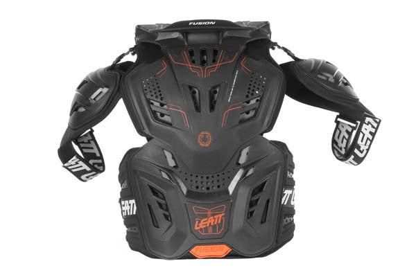 Detailed product image of Leatt, Fusion 3.0 SNX in ISR Orange, Colors: Black, ISR Orange, Sizes: L/XL, S/M, XXL, SKU: 1015400211 - alternate view