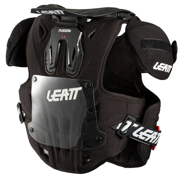 Studio product image of Leatt, Fusion Vest 2.0 Junior (Youth), Colors: Black, Orange, Sizes: 2-2