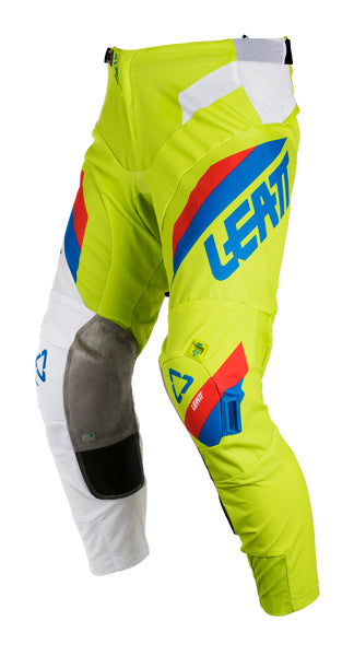 Product image of Leatt, GPX 3.5 Junior Pant (Youth), Colors: Blue/ White, Lime/ White, Sizes: 26-26