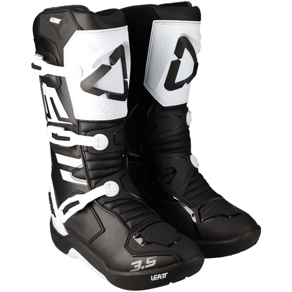 Studio product image of Leatt, 3.5 Boots (Youth) in Orange, Colors: Black/White, Orange, Sizes: 1-6, SKU: 3024050444