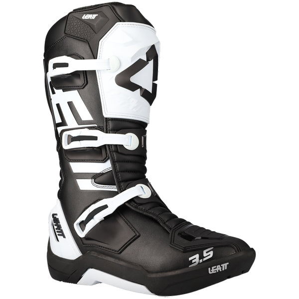 Studio product image of Leatt, 3.5 Boots (Youth) in Black/White, Colors: Black/White, Orange, Sizes: 1-6, SKU: 3024050444