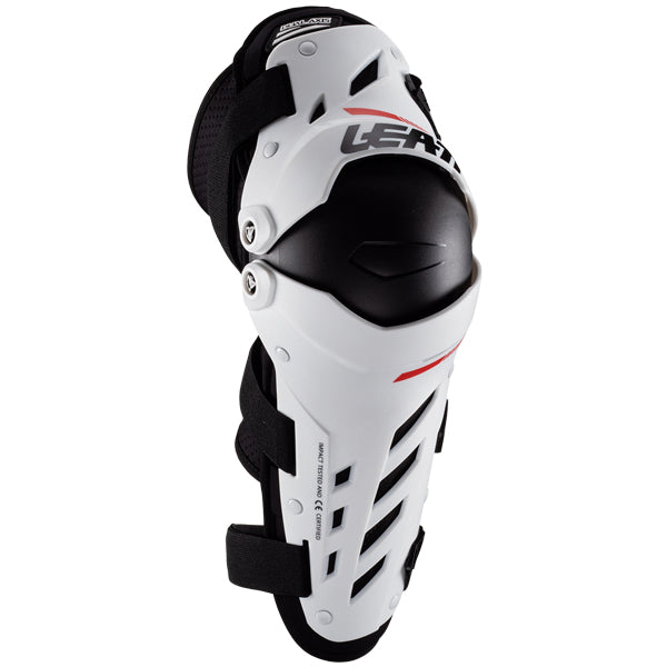 Product image of Leatt, Dual Axis Knee and Shin Guard in White, Colors: Black, Forge, White, Sizes: L/XL, S/M, XXL, SKU: 5025202480