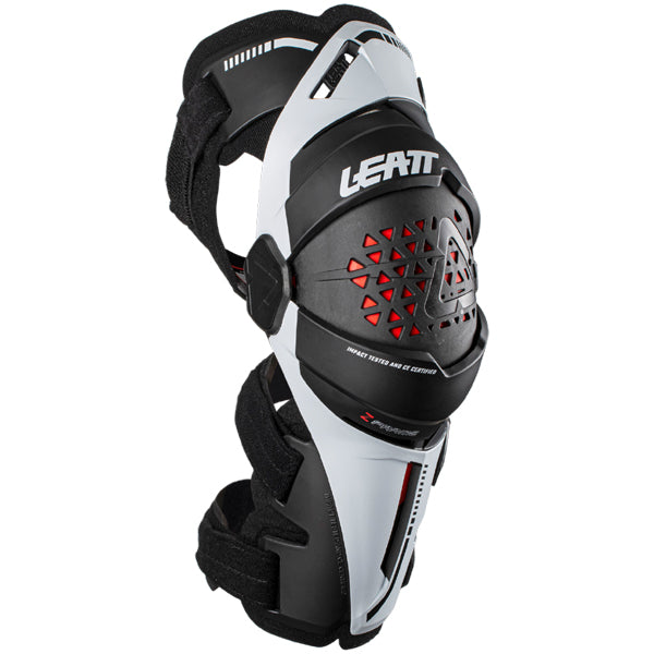 Detailed product image of Leatt, Z-Frame Knee Brace in Black, Colors: Black, White, Sizes: 2-2, SKU: 5022121900