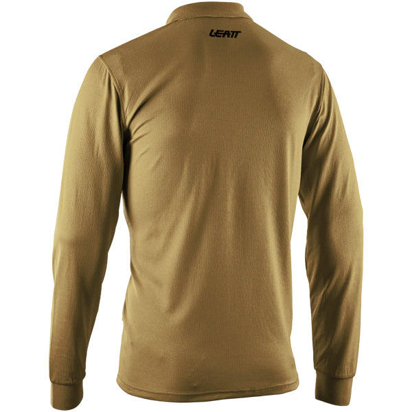 5026081175 - Leatt - Team Long Sleeve Polo Shirt - colors: Black, Chili Red, Brass Brown - sizes: XL product photo - alternate view