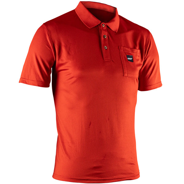 5026081234 - Leatt - Team Polo Shirt - color: Chili Red - sizes: XL product photo