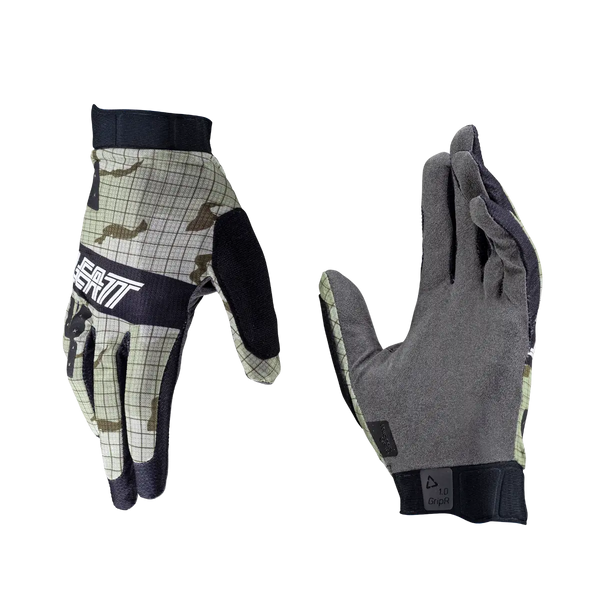Product photo showing Leatt, GripR 1.0 Glove (MTB) Mountain Bike in Desert, Colors: Desert, Pistachio, Rust, Stealth, Velvet, White, Sizes: LG, MD, SM, XL, SKU: 6024150381