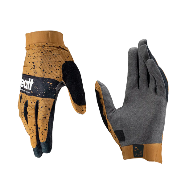 Studio product image of Leatt, GripR 1.0 Glove (Youth) (MTB) Mountain Bike in Loam, Colors: Loam, Pistachio, Rust, Stealth, Sizes: Y-LG, Y-MD, Y-SM