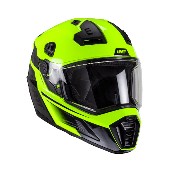 Image showing Leatt, ADV 8.5 Helmet Kit in Hi-Viz Yellow, Colors: Hi-Viz Yellow, Royal Blue/Red, Stealth Black/Grey, White, Sizes: 2-2, SKU: 1025101141