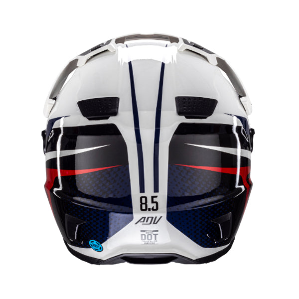 Studio product image of Leatt, ADV 8.5 Helmet Kit in Stealth Black/Grey, Colors: Hi-Viz Yellow, Royal Blue/Red, Stealth Black/Grey, White, Sizes: 2-2, SKU: 1025101141