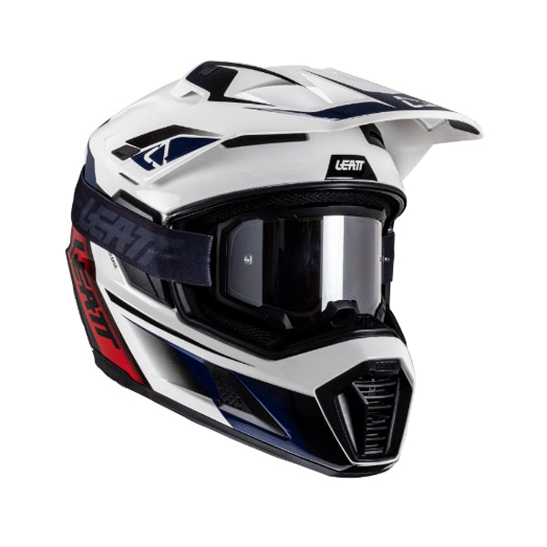 Studio product image of Leatt, ADV 8.5 Helmet Kit in Stealth Black/Grey, Colors: Hi-Viz Yellow, Royal Blue/Red, Stealth Black/Grey, White, Sizes: 2-2, SKU: 1025101141