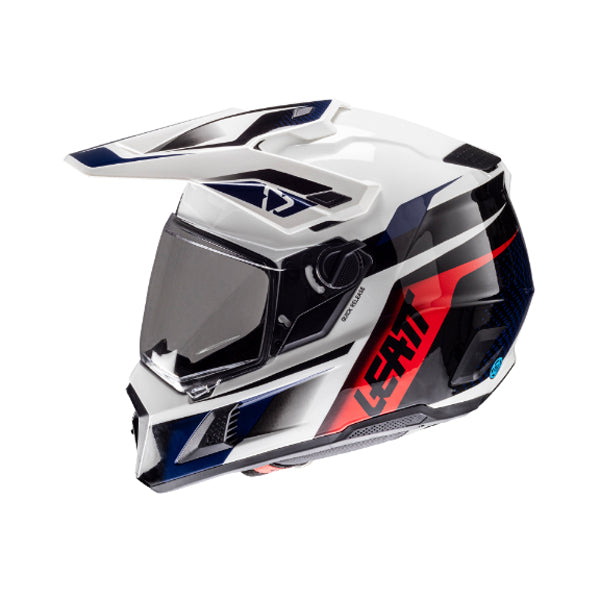 Studio product image of Leatt, ADV 8.5 Helmet Kit in Stealth Black/Grey, Colors: Hi-Viz Yellow, Royal Blue/Red, Stealth Black/Grey, White, Sizes: 2-2, SKU: 1025101141
