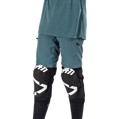 Studio product image of Leatt, AllMtn 2.0 Short (MTB) Mountain Bike (Youth) in Teal, Sizes: LG, MD, SM, XL, SKU: 5025108341