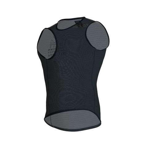 Detailed product image of Leatt, Sleeveless Base Shirt in Black, Colors: Black, White, Sizes: LG, MD, SM, XL, XS, SKU: 5025202106