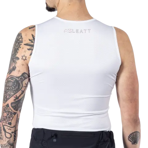 Product image of Leatt, Sleeveless Base Shirt in Black, Colors: Black, White, Sizes: LG, MD, SM, XL, XS, SKU: 5025202106