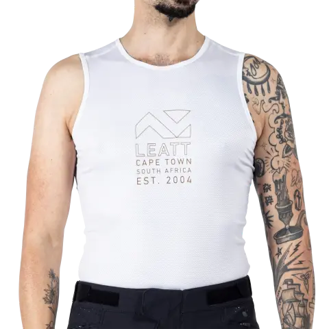 Detailed product image of Leatt, Sleeveless Base Shirt, Colors: Black, White, Sizes: LG, MD, SM, XL, XS, SKU: 5025202106