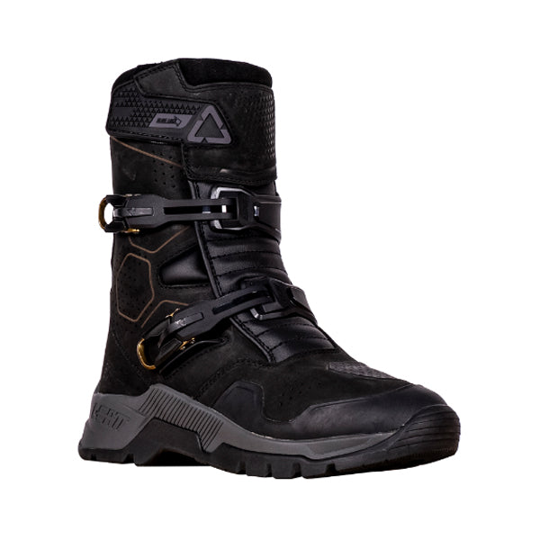3025050102 - Leatt - ADV HydraDri 7.5 Short Boots - color: Stealth Black/Grey - sizes: 5-13 product photo