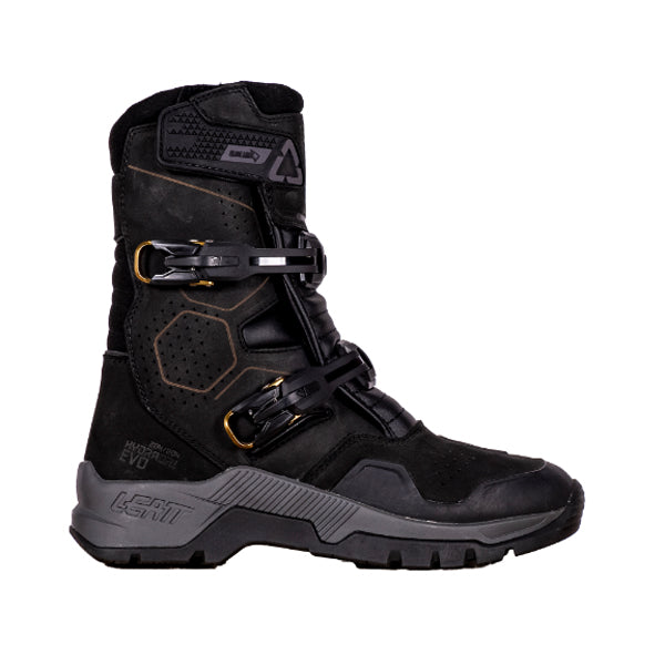3025050101 - Leatt - ADV HydraDri 7.5 Short Boots - color: Stealth Black/Grey - sizes: 5-13 product photo