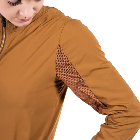 Image showing Leatt, Endurance 2.0 Women Jacket (MTB) Mountain Bike in Peanut, Colors: Black, Peanut, Sizes: 2-2, SKU: 5025107321