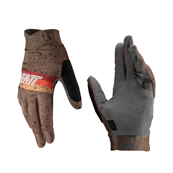 Studio product image of Leatt, GripR 1.0 Glove (Youth) (MTB) Mountain Bike in Rust, Colors: Loam, Pistachio, Rust, Stealth, Sizes: Y-LG, Y-MD, Y-SM