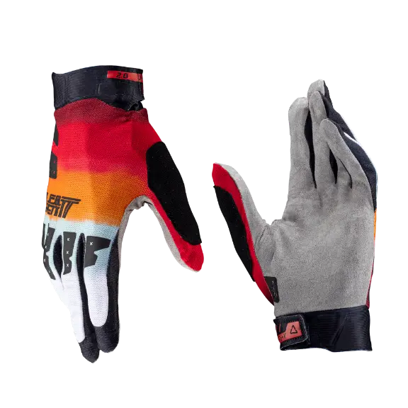 Image showing Leatt, X-Flow 2.0 Glove (MTB) Mountain Bike in Granite, Colors: Glamis, Glow, Granite, Loam, Pistachio, Stealth, White, Sizes: LG, MD, SM, XL, SKU: 6025105521