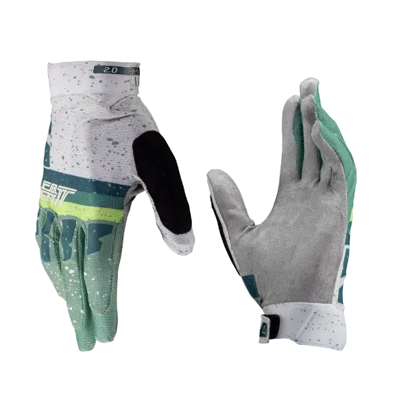 Studio product image of Leatt, X-Flow 2.0 Glove (MTB) Mountain Bike in White, Colors: Glamis, Glow, Granite, Loam, Pistachio, Stealth, White, Sizes: LG, MD, SM, XL, SKU: 6025105521