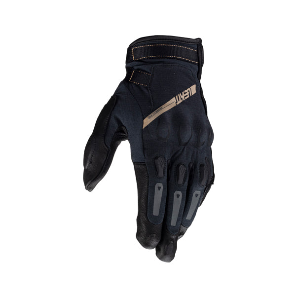 6024040622 - Leatt - ADV HydraDri 7.5 Short Gloves - color: Stealth Black/Grey - sizes: XL product photo