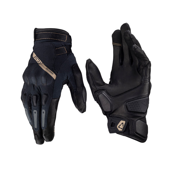 6024040620 - Leatt - ADV HydraDri 7.5 Short Gloves - color: Stealth Black/Grey - sizes: XL product photo