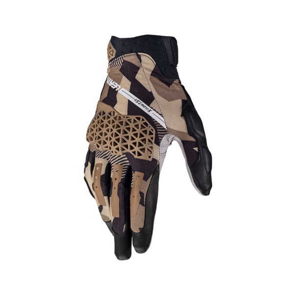 6024040800 - Leatt - ADV X-Flow 7.5 Short Gloves - colors: Stealth Black/Grey, Steel Grey, Desert Brown - sizes: XL product photo
