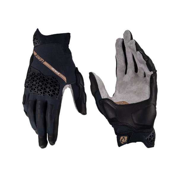 6024040760 - Leatt - ADV X-Flow 7.5 Short Gloves - color: Stealth Black/Grey - sizes: XL product photo