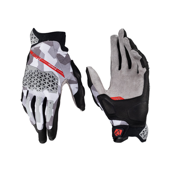 6024040765 - Leatt - ADV X-Flow 7.5 Short Gloves - colors: Stealth Black/Grey, Steel Grey, Desert Brown - sizes: XL product photo