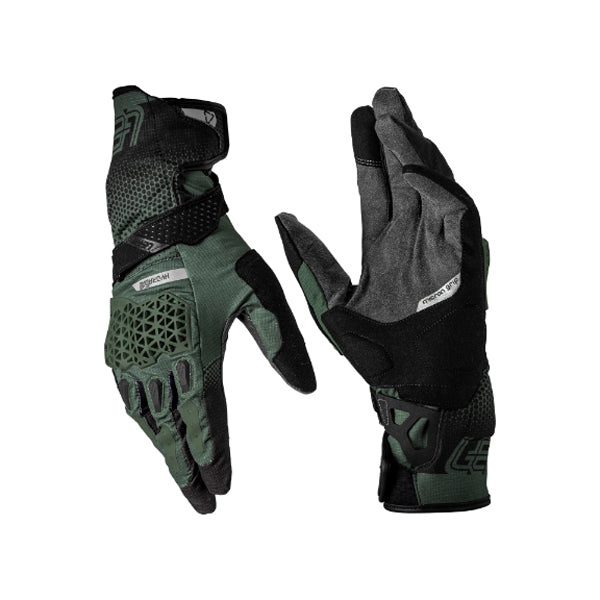 6025101600 - Leatt - ADV HydraDri 5.5 Gloves - colors: Forest Green, Orange, Royal Blue/Red, Stealth Black/Grey, Hi-Viz Yellow - sizes: XS-XL product photo