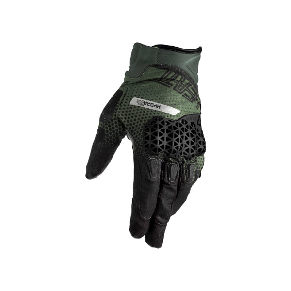 6025101722 - Leatt - ADV HydraDri 5.5 Short Gloves - colors: Forest Green, Stealth Black/Grey, Hi-Viz Yellow - sizes: XS-XL product photo