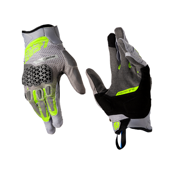 6025101743 - Leatt - ADV HydraDri 5.5 Short Gloves - color: Hi-Viz - sizes: XS-XL product photo - alternate view