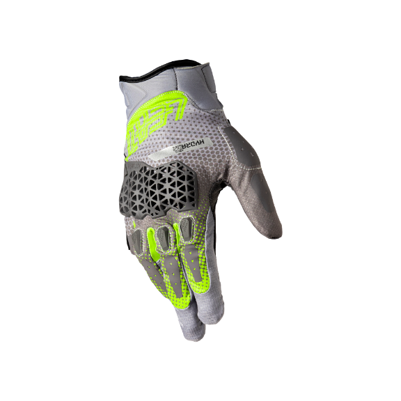 6025101744 - Leatt - ADV HydraDri 5.5 Short Gloves - color: Hi-Viz - sizes: XS-XL product photo