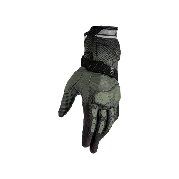 6025101822 - Leatt - ADV X-Flow 5.5 Gloves - colors: Forest Green, Stealth Black/Grey, Hi-Viz Yellow - sizes: XS-XL product photo